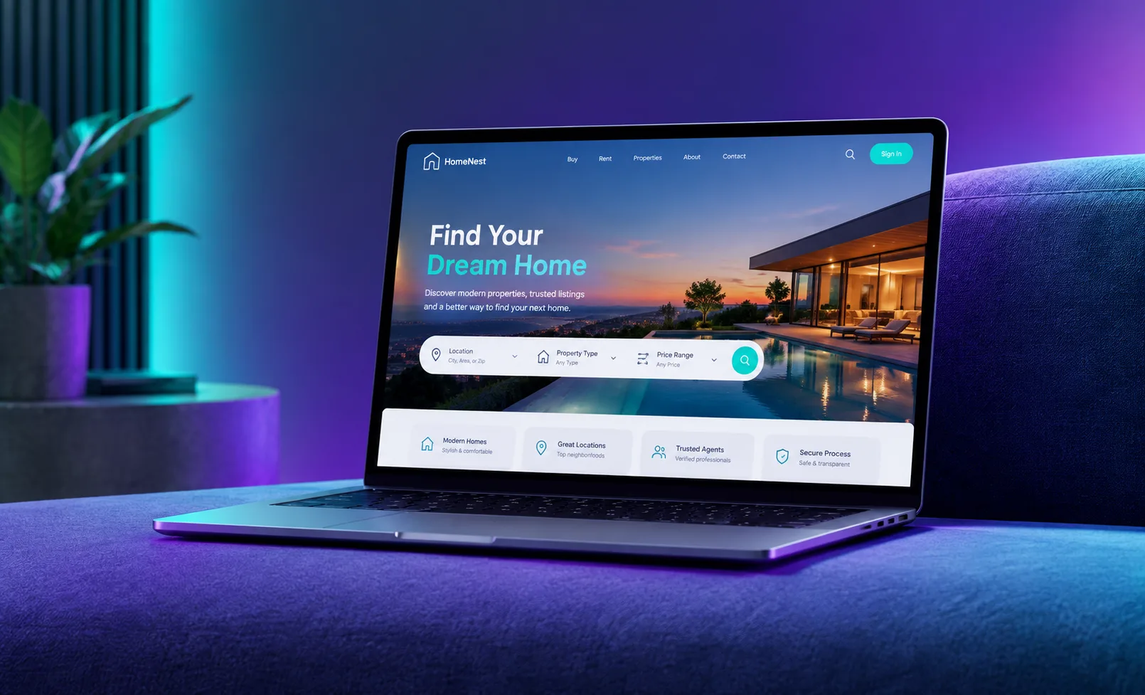 Real Estate Website Design